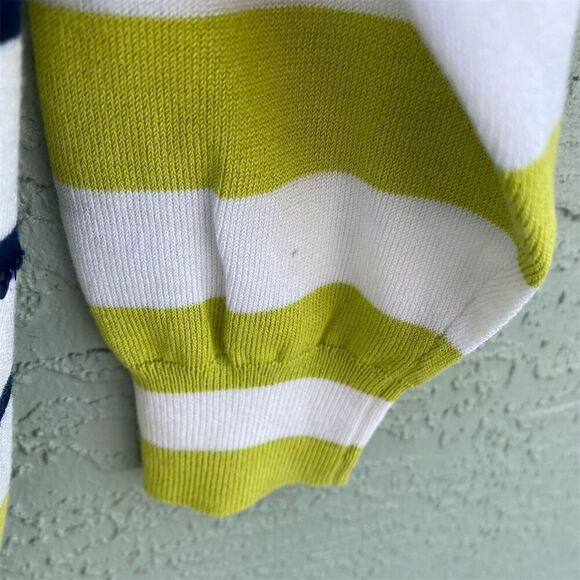 Guess by Marciano Women's Striped Cardigan Sweater Silk & Cotton Size L - Picture 13 of 13